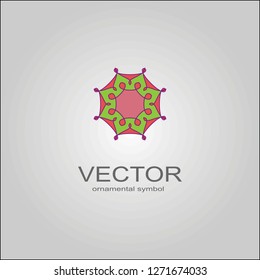 . Trendy pattern with element. Fabric print set.