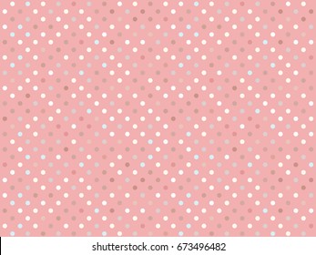 Trendy pattern polka dot. Vector isolated on trend pastel background. Concept Satisfying slime. ASMR.