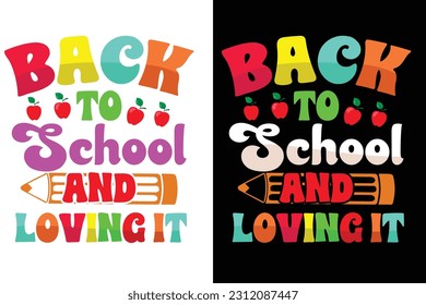 Trendy and Personalized T-Shirt Designs for Students and Teachers. Back to school t shirt design vector.