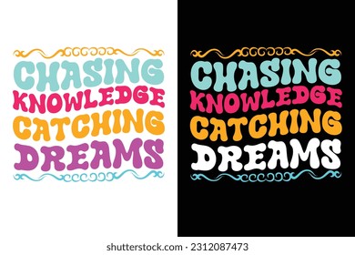 Trendy and Personalized T-Shirt Designs for Students and Teachers. Back to school t shirt design vector.