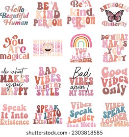 Trendy Phrases Quotes Vector Design Vol-1