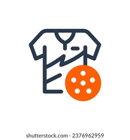 Trendy Pickleball Apparel Collection Vector Icon Illustration