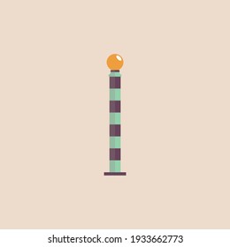 Trendy pillar, great design for any purposes. Graphic element vector. Flat vector illustration.