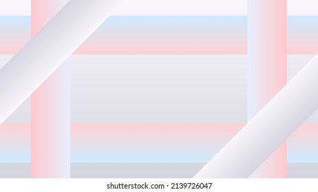 Trendy pink to blue pastel gradient vector background. Backdrop with place for text. Template for website design and social media advertising.
