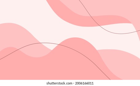Trendy pink liquid with wavy lines texture background for wallpaper, banner, poster and page layout other. Vector