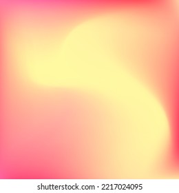 Trendy Pink Sunset Sunrise Blurred Texture. Yellow Neon Liquid Orange Watercolor Swirl Gradient Mesh. Warm Vibrant Curve Red Peach Wallpaper. Flow Pastel Color Bright Fluid Gradient Background.