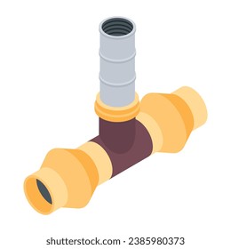  trendy Plumbing Pipework Isometric Icons