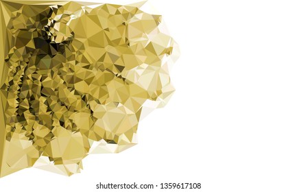 Trendy polygonal background with abstract mosaic pattern. Blank space for text.