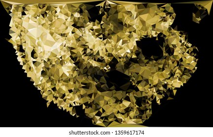 Trendy polygonal background with abstract mosaic pattern. Blank space for text.