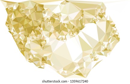 Trendy polygonal background with abstract mosaic pattern. Blank space for text.