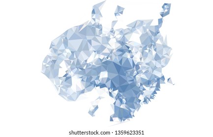 Trendy polygonal background with abstract mosaic pattern. Blank space for text.