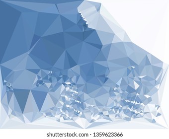Trendy polygonal background with abstract mosaic pattern. Blank space for text.