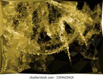 Trendy polygonal background with abstract mosaic pattern. Blank space for text.