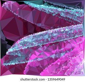 Trendy polygonal background with abstract mosaic pattern. Blank space for text.