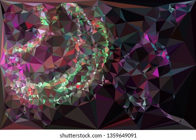 Trendy polygonal background with abstract mosaic pattern. Blank space for text.