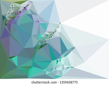 Trendy polygonal background with abstract mosaic pattern. Blank space for text.