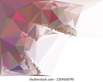 Trendy polygonal background with abstract mosaic pattern. Blank space for text.