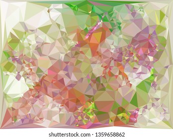 Trendy polygonal background with abstract mosaic pattern. Blank space for text.