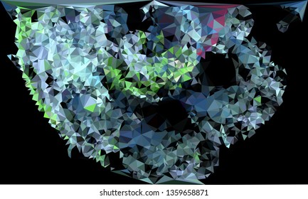 Trendy polygonal background with abstract mosaic pattern. Blank space for text.