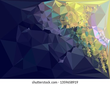 Trendy polygonal background with abstract mosaic pattern. Blank space for text.