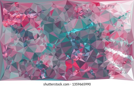 Trendy polygonal background with abstract mosaic pattern. Blank space for text.
