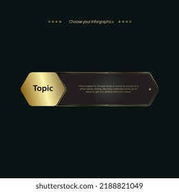 Trendy Premum Banner, Button, Symbol, Icon, Steps Of Work Plan Templates And Multipurpose Infographic Vector, Illustration Design On A Dark Background