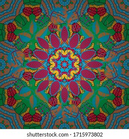 Trendy print. Toned. Beautiful pattern for decoration and design. Exquisite pattern of watercolor sketches of the flower. Watercolor seamless pattern bouquet of flowers.