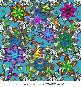 Trendy print. Toned. Exquisite pattern of watercolor sketches of the flower. Beautiful pattern for decoration and design. Watercolor seamless pattern bouquet of flowers.
