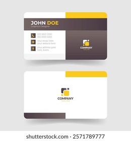 Trendy Professional Business Card Template