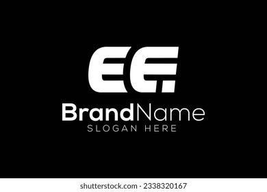 Trendy and Professional letter E E logo design vector template