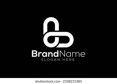 Trendy Professional letter l link logo design vector template