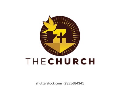 Trendy and Professional letter Z church sign Christian and peaceful vector logo design