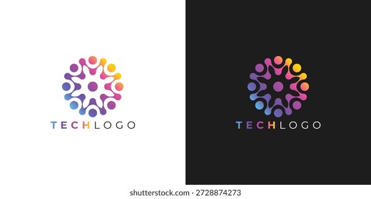 Trendy Professional Modern Technology Logo for Professional and Creative Digital Branding