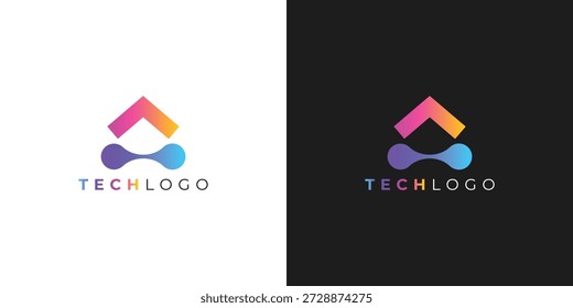 Trendy Professional Modern Technology Logo for Professional and Creative Digital Branding