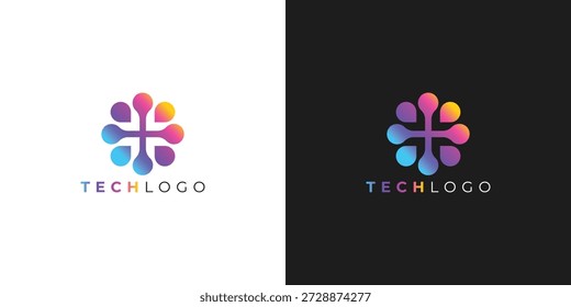 Trendy Professional Modern Technology Logo for Professional and Creative Digital Branding