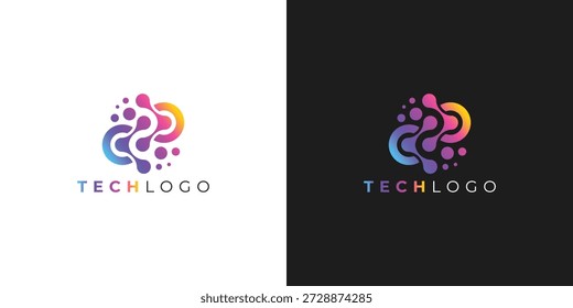 Trendy Professional Modern Technology Logo for Professional and Creative Digital Branding