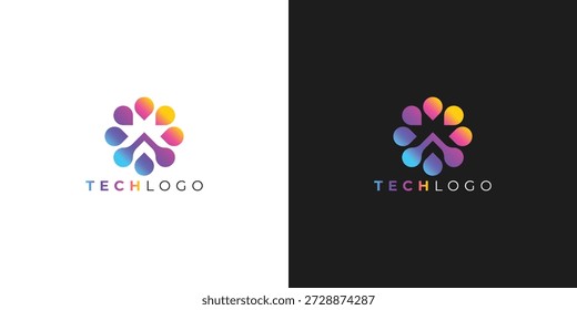 Trendy Professional Modern Technology Logo for Professional and Creative Digital Branding