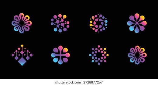 Trendy Professional Modern Technology Logo Collection for Professional and Creative Digital Branding