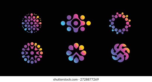 Trendy Professional Modern Technology Logo Collection for Professional and Creative Digital Branding