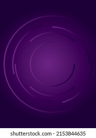 Trendy Purple Gradient Swirl Sonic Lines Vector Background