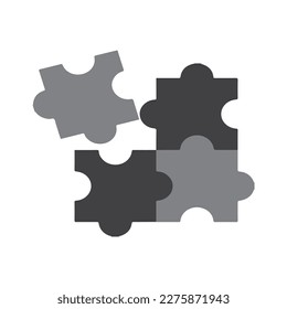 trendy puzzle related icon isolated on background,best choice for your awesome project