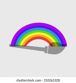 Trendy Rainbow Creative Icon
