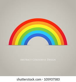 Trendy Rainbow Creative Icon Vector Design