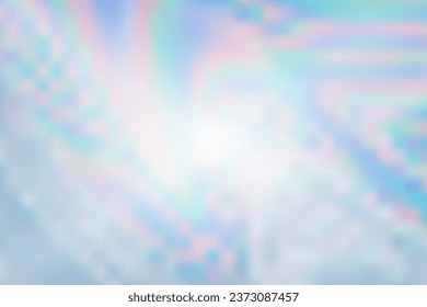 Trendy Rainbow texture. Holographic Foil. Fantasy colorful backdrop. Iridescent art. Vector illustration