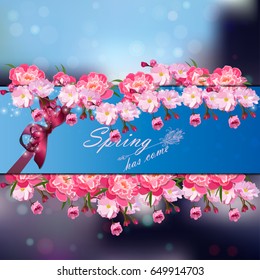Trendy realistic vector illustration of rose bush or bouquet of roses. Spring or summer design, original floral template of invitation