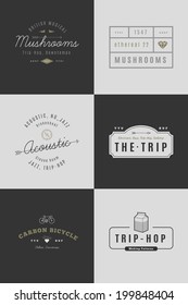 Trendy Retro Vintage Insignias Bundle