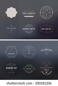 Trendy Retro Vintage Insignias Bundle