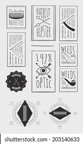 Trendy Retro Vintage Insignias Bundle