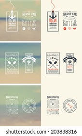 Trendy Retro Vintage Insignias Bundle