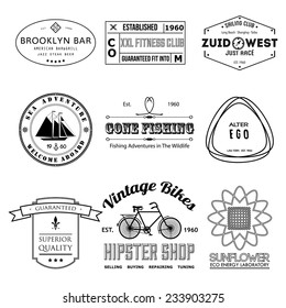 Trendy Retro Vintage Insignias Bundle
